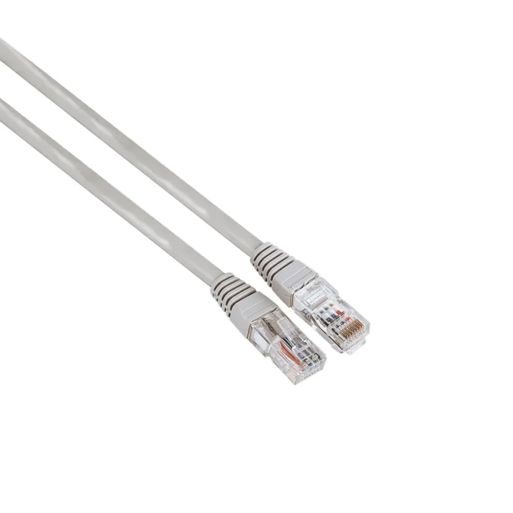 Мрежов кабел HAMACAT 5e FTP/UTP RJ-45 - RJ-45 5м екраниран Сив булк