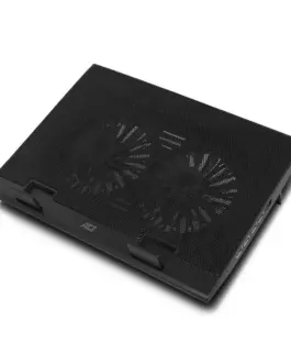 Охладител за лаптоп ACT До 17" С два вентилатора USB хъб