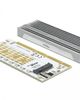 Alternative view of PCI Express x16 (x1 / x4 / x8) карта Delock, за M.2 NVMe M.2 Key M, RGB LED