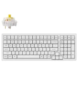 Геймърска Механична клавиатура Keychron K4 Pro White K4P-O4