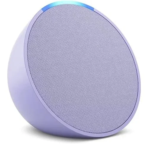 Преносима смарт тонколона Amazon Echo Pop Bluetooth Alexa Лилава
