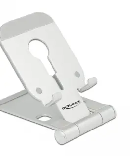 Alternative view of Поставка за смартфон DeLock 18426, Място за магнитно зарядно MagSafe, Алуминий, Сребрист