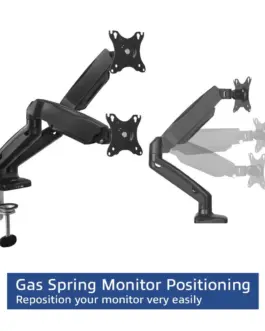 Alternative view of Стойка за монитор за бюро ACT AC8312, За два монитора, Регулируема, 13" - 32"