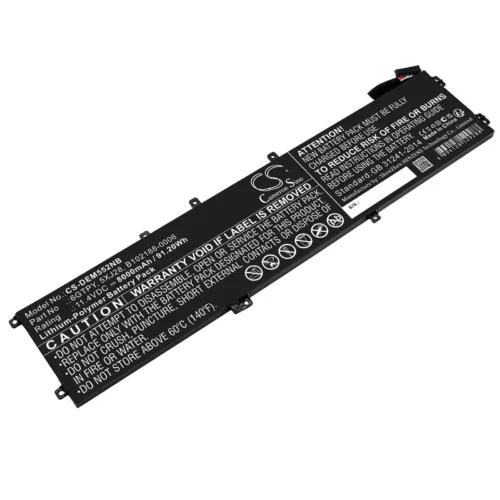 Alternative view of Батерия за лаптоп DELL XPS 15 9560 Precision 5520 CS-DEM552NB 11,4V 8000mAh CAMERON SINO