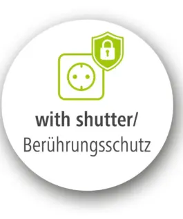 Alternative view of Удължителен захранващ кабел HAMA Profi, Шуко мъжко, Шуко женско, 5 m, Бял