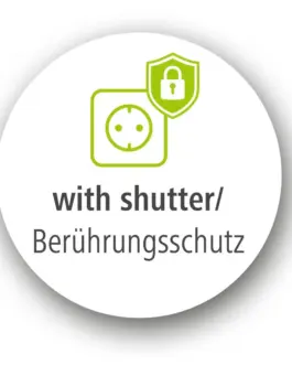 Alternative view of Удължителен захранващ кабел HAMA Profi, Шуко мъжко, Шуко женско, 5 m, Бял