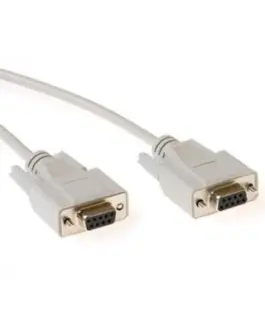 Кабел ACT AK2316 RS232 женско - RS232 женско 3 м 9 pin Бял Булк
