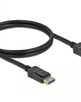 Кабел Delock DisplayPort 2.0 мъжко - DisplayPort мъжко 1.0м 10K 54 Gb/s