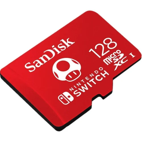Alternative view of Карта памет SanDisk for Nintendo Switch, microSDXC UHS-I, 128GB, До 100MB/s