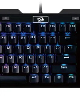 Клавиатура Redragon Indrah механична геймърска RGB K555-BK Blue Switches