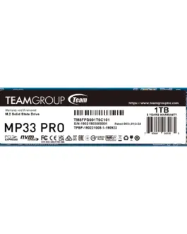 SSD диск Team Group MP44Q M.2 2280 NVMe 1TB PCI-e 4.0 x4