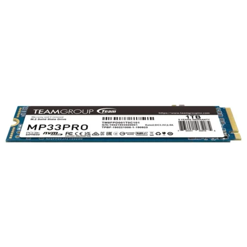 Alternative view of SSD диск Team Group MP33 PRO, M.2 2280 NVMe, 1TB,  PCIe Gen3x4