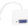 VCom Адаптер Adapter Mini HDMI CM to VGA F White - CG592-0.15m