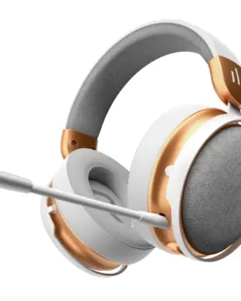 Геймърски безжични слушалки Dark Project Sono Wireless - White/Gold