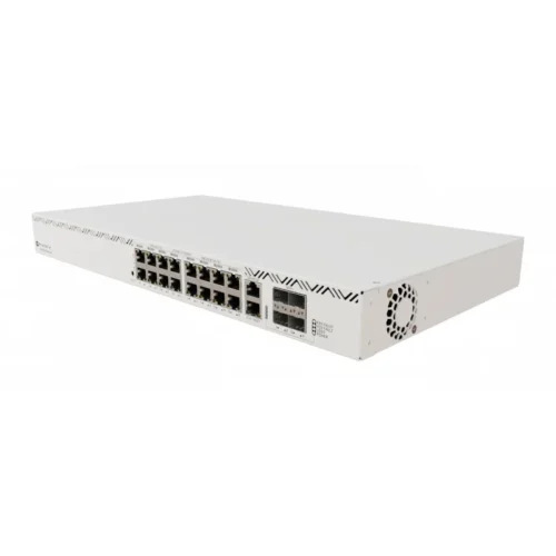 Alternative view of Суич MikroTik CRS320-8P-8B-4S+RM, 16 x Gigabit Ethernet ports, 4 x SFP+