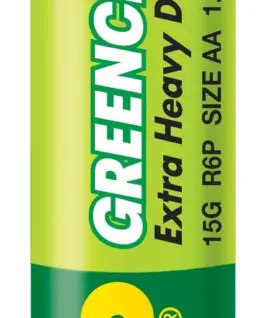 Alternative view of Цинк карбонова батерия GP R6  GREENCELL 15G-S4 /4 бр. в опаковка/ shrink 1.5V