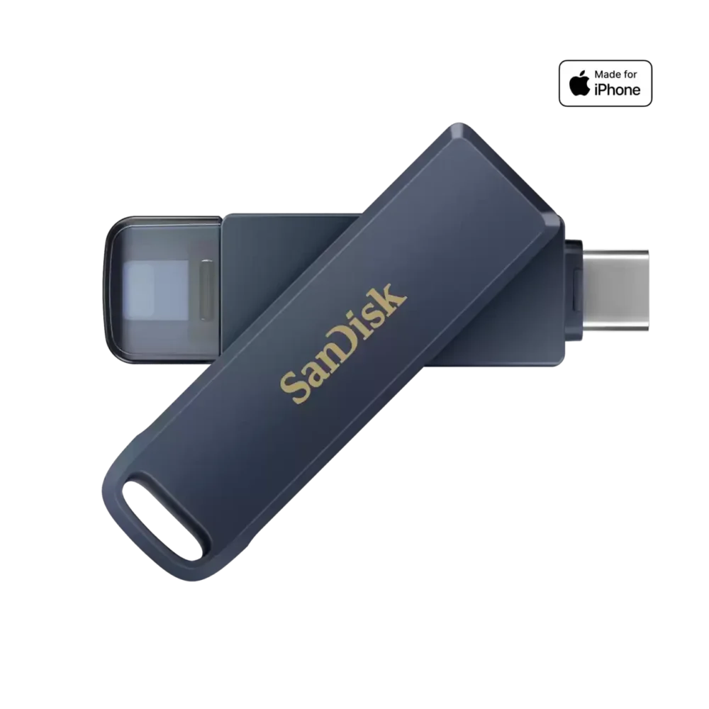 USB памет SanDisk Phone Drive for iPhone - 256GB USB-A/ USB-C100Mb/s