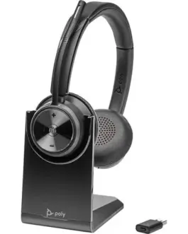 Alternative view of POLY Savi 7320 UC Stereo Microsoft Teams Certified DECT 1880-1900 MHz Headset 8L553AA#ABB