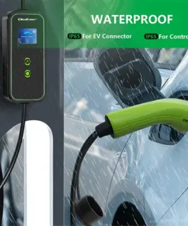 Qoltec Mobile EV зарядно with adjustable 2in1