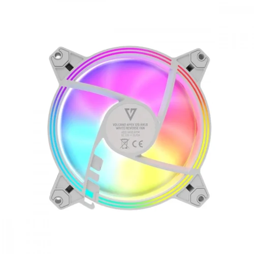 MODECOM VOLCANO APEX 120 ARGB бял REVERSE FAN