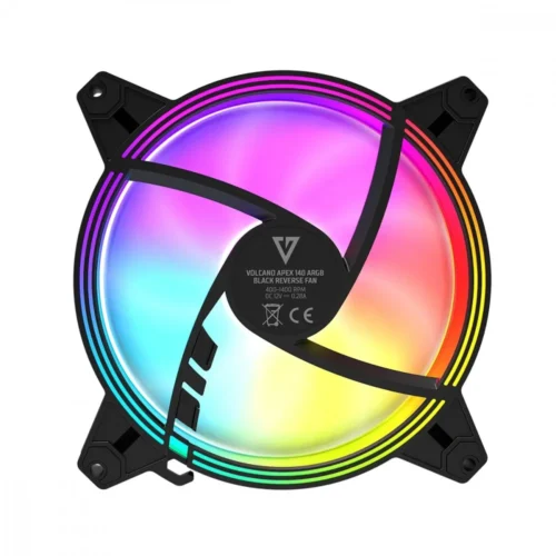 MODECOM VOLCANO APEX 140 ARGB черен REVERSE FAN