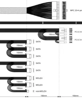 Alternative view of AKYGA захранващ блок ATX 700W B1