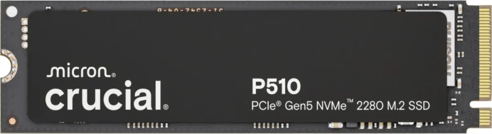 Crucial SSD P510 1TB M.2 NVMe Gen5 2280 11000/9500 MB/s