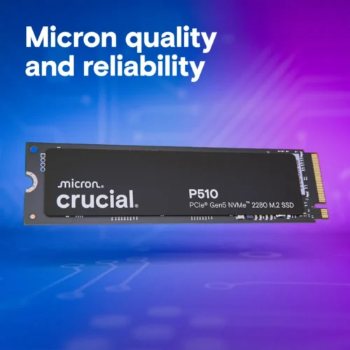 Alternative view of Crucial SSD P510 2TB M.2 NVMe Gen5 2280 10000/8700 MB/s