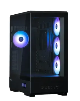 Alternative view of Zalman кутия за компютър P50 DS Mid-Tower 4 fans ARGB черен