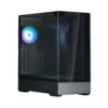 Zalman кутия за компютър P40 Prism Mid-Tower Tempeчервен Glass черен