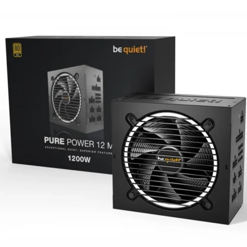 Alternative view of Be quiet! Pure Power 12 M 1200W ATX 3.1 GOLD
