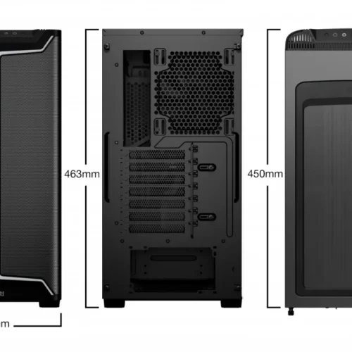 Alternative view of Be quiet! кутия за компютър Pure Base 501 DX черен