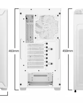 Alternative view of Be quiet! кутия за компютър Pure Base 501 DX бял
