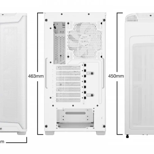 Alternative view of Be quiet! кутия за компютър Pure Base 501 DX бял