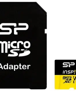 Silicon Power памет card microSDXC Inspire 256GB UHS-I U3 A2 V30 4K TLC