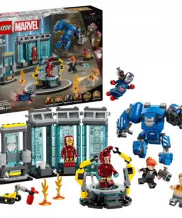 Alternative view of LEGO LEGO Super Heroes 76315 Iron Mans Laboratory: Hall of Armor