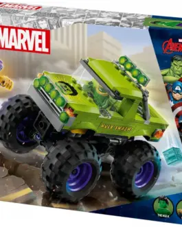 Alternative view of LEGO Blocks Super Heroes 76312 The Hulk Truck vs. Thanos