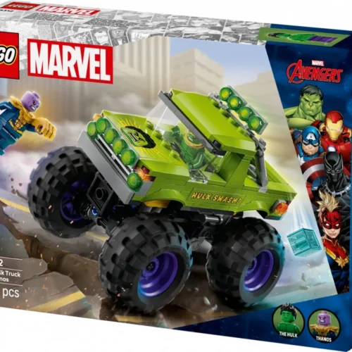 LEGO Blocks Super Heroes 76312 The Hulk Truck vs. Thanos