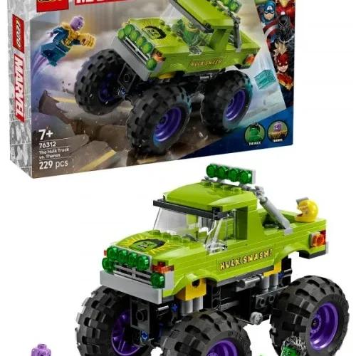 LEGO Blocks Super Heroes 76312 The Hulk Truck vs. Thanos