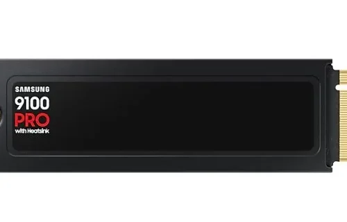 Alternative view of Samsung SSD 9100PRO Heatsink NVMe MZ-VAP1T0CW