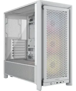 Corsair Case FRAME 4000D RS ARGB бял Mid Tower AT