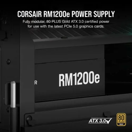 Alternative view of Corsair RM1200e PCIe5.1 80+GOLD F.MODULAR ATX3.1
