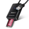 AXAGON адаптер Gen 2 M.2 NVMe/SATA SSD AMD2-AM USB-A