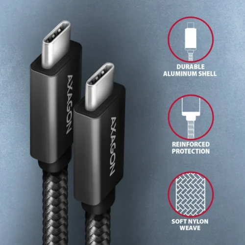 AXAGON BUCM32-CM05AB кабел USB -C USB-C USB3.2 Gen2 0.
