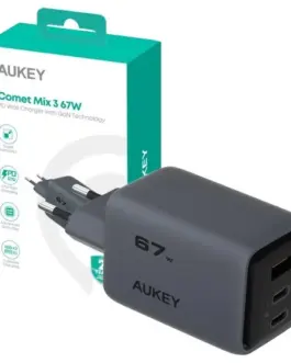 AUKEY Comet Mix 3 мрежово зарядно 67W 3xUSB PA-C3