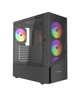 Gembird кутия за компютър Midi Tower Fornax 4300 ATX черен