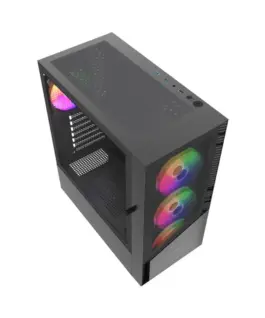 Gembird кутия за компютър Midi Tower Fornax 4300 ATX черен