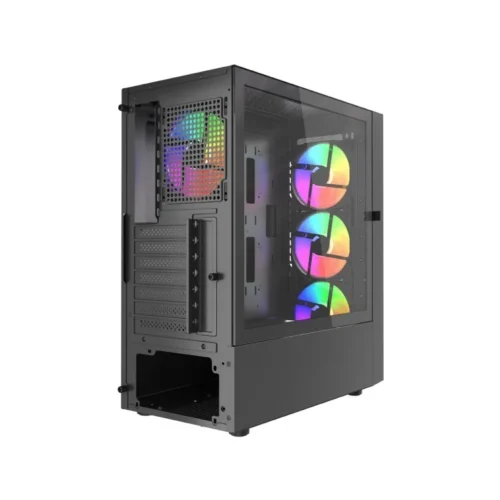 Gembird кутия за компютър Midi Tower Fornax 4300 ATX черен