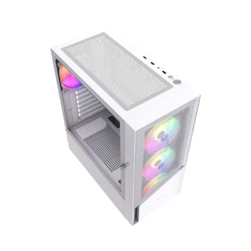 Gembird кутия за компютър Midi Tower Fornax 4300 ATX бял