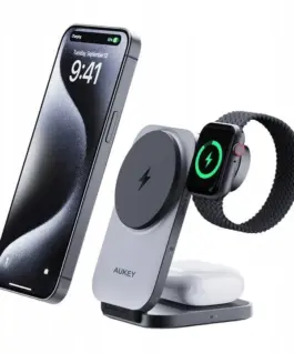 Alternative view of AUKEY Foldable Wireless Charging Stati LC-MC312